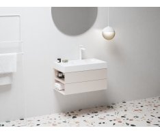 SD Lite 80 L/P skříňka pod umyvadlo - SD Lite 80 L skříňka pod umyvadlo Alabaster Pink