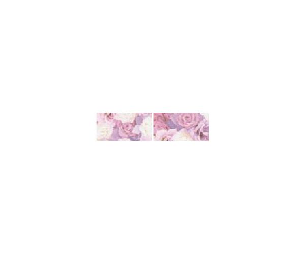 Retro obklad Brennero Blooming Lilla 2 pz. misti list. 9,5x20