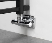 Sapho Metro Space Otopné Těleso 550x1430 Mm, Do Prostoru, černá Mat