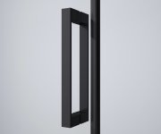 Gelco Dragon Black Sprchové Dveře 1300mm, čiré Sklo