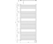 Aqualine Direct-e Elektrické Otopné Těleso Rovné 450x1320 Mm, 400 W, černá