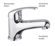 Mereo Umyvadlová Stojánková Baterie, Lila, Bez Výpusti, Chrom
