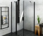 Polysan Zoom Black Obdélníkový Sprchový Kout 1200x1000mm L/p Varianta