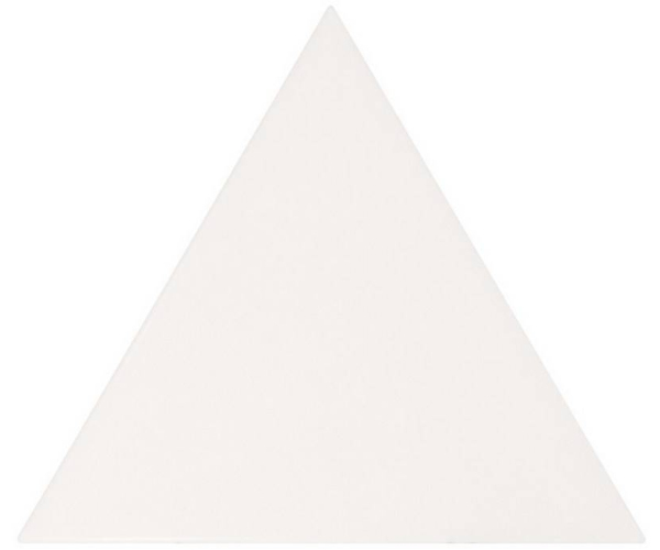 Equipe Scale Triangolo White Matt 10,8x12,4 - bílá