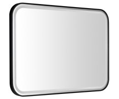 Sapho Cetis Zrcadlo S Led Osvětlením 100x70cm, černá Mat