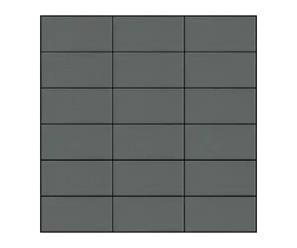 Mozaika Appiani Seta Mirto 30x30 (5x10) Matt. - antracitová
