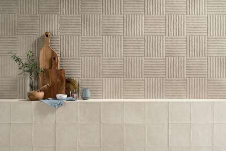 Kuchyňské zákoutí Marca Corona Terracreta (Rilievo Argilla 20x20 a Marna 20x20)