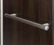 Polysan Rioni Vanová Zástěna S Pneumatickým Zdvihem, š. 710mm, Stříbrná, čiré Sklo