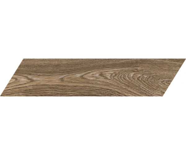 Dlažba jako dřevo Marazzi Vero Rovere 11x54 Chevron - hnědá