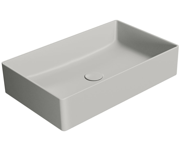Gsi Kube X Keramické Umyvadlo Na Desku, 60x37cm, Cenere Mat