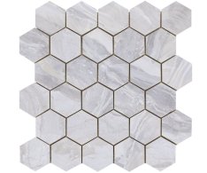 Cifre Luxury Hexagon White 26x27 Luc.
