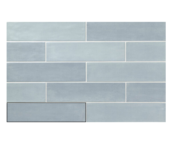 Obklad jako beton APE Acquarella Acqua 7,5X30 Matt. - modrá