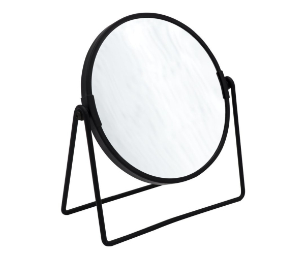 Ridder Summer Kosmetické Zrcátko Na Postavení, ø 160mm, Oboustranné, černá