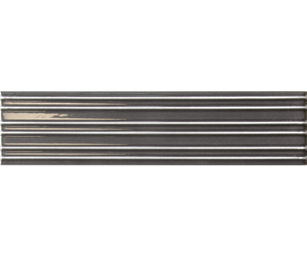 Obklad Equipe Lumina Oyster Rivia 6X24,6 Luc. - antracitová