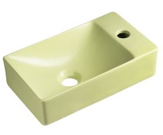 Sapho Margitha Keramické Umývátko 38x22cm, Otvor Pro Baterii Vpravo, Pistáciová