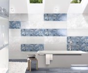 Vzorovaný obklad Brennero Habita Scenic White 33,3x100 - bílá