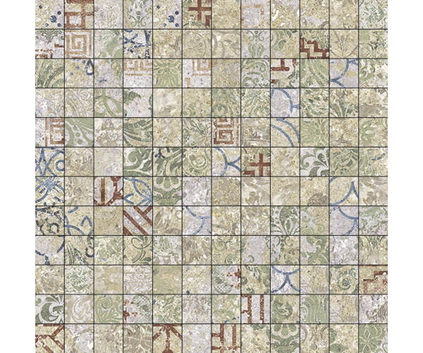 Retro mozaika Aparici Bohemian Blend Mosaico 30x30 Matt. Rett. (2,5x2,5)
