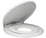 Aqualine Wc Sedátko S Integrovaným Dětským Sedátkem, Soft Close, Easy Take, Bílá