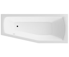 Aqualine Opava Vana 170x70x44cm, Pravá, Bílá