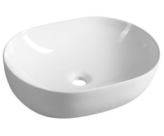 Aqualine Keramické Umyvadlo Na Desku 49x36cm, Bílá