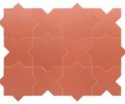 Dlažba Equipe Porto Cross Warm Siena 12x12 - bílá