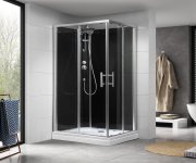Aqualine Granvik Obdélníkový Sprchový Box 800x1200x2180mm, čiré Sklo