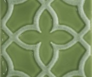 Vzorovaný dekor Aleluia Urban Atelier Decor Glam Menta 10x10 - zelená