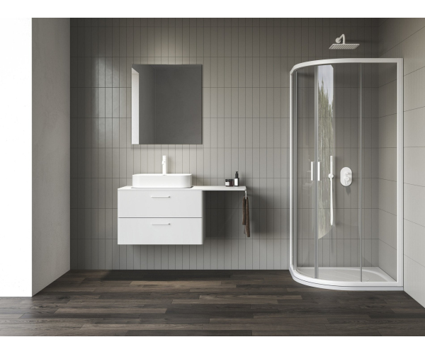 Sprchový kout Blix II NBLCP4 - NBLCP4 90x90, bílá matná+transparent