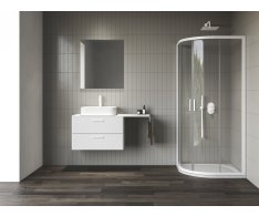 Sprchový kout Blix II NBLCP4 - NBLCP4 90x90, bílá matná+transparent