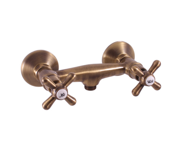 Sprchová baterie MORAVA RETRO Stará mosaz (Bronz) 100 mm MK180.0SM