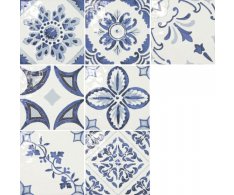 La Fenice Polveri Vietresi Wall Decoro Forio 22,5x22,5 - Mix