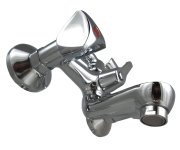 Vanová Stěnová Kohoutková Baterie Bez Příslušenství, Rozteč 150 Mm-chrom - Madison SK01800-150
