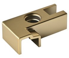 Gelco Luxor Gold Matt Spojka Přetokové Lišty A Boční Stěny, Levá, Zlato Mat