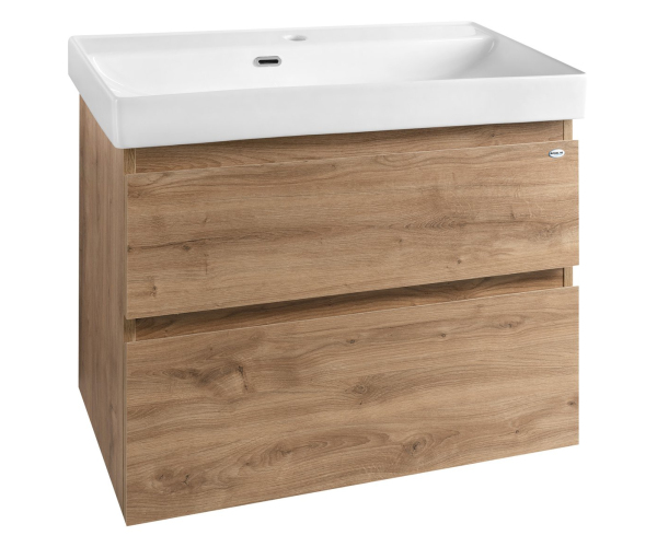 Aqualine Altair Umyvadlová Skříňka 76x60x37cm, Dub Emporio
