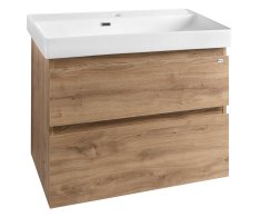 Aqualine Altair Umyvadlová Skříňka 76x60x37cm, Dub Emporio