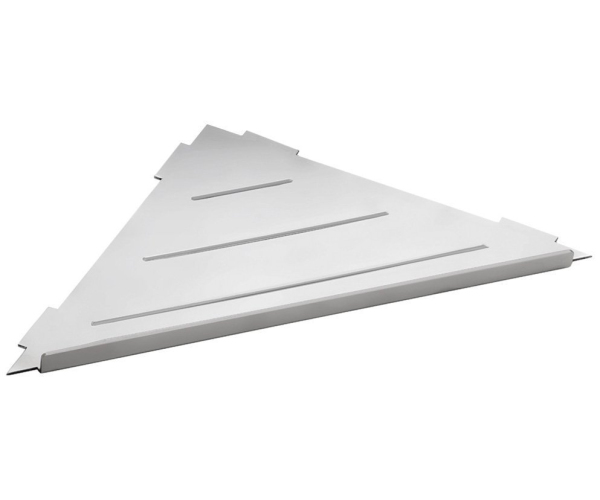 Sapho Smart Rohová Polička Do Spár 210x15x210mm, Nerez Lesk