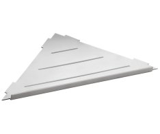 Sapho Smart Rohová Polička Do Spár 210x15x210mm, Nerez Lesk