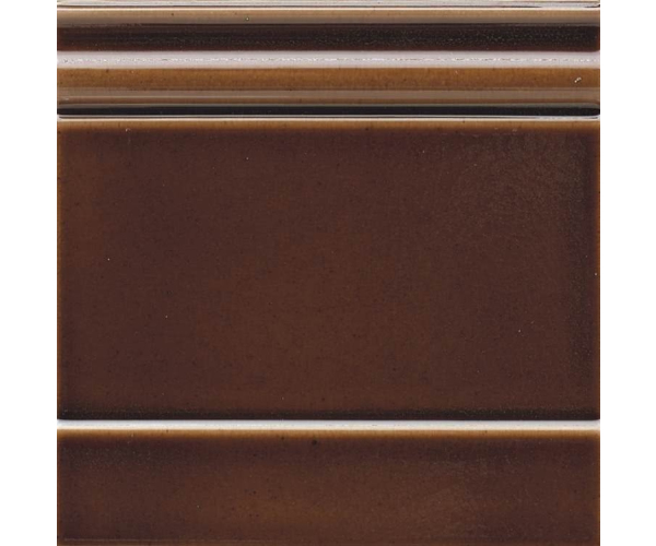 Retro obklad Grazia Epoque Zoccolo Dark Caramel Cr. 20x20 - hnědá
