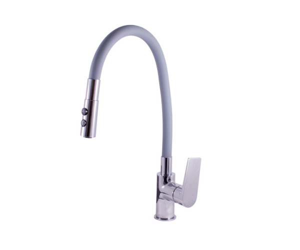 Dřezová baterie s flexibilním ramínkem COLORADO chrom/šedá 3/8" CO119.0/12