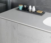 Sapho Treos Dvojumyvadlo 151,6x51,3 Cm (75+75), Rockstone, Bílá Mat