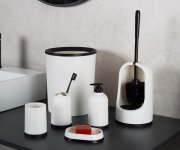 Ridder Plain Koupelnový Set 6 Ks Doplňků Na Postavení, Bílá