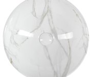 Sapho Dalma Keramické Umyvadlo Na Desku, ø 42cm, Carrara