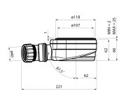 Gelco Vaničkový Sifon, Průměr 90mm, Dn40, Nízký, Pro Vaničky S Krytem