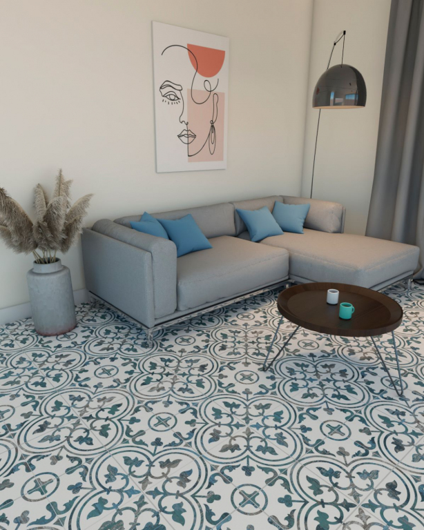 Realizace Rozšíření oblíbené kolekce Codicer Arte o nové designy, např. Cassis Blue 25x25
