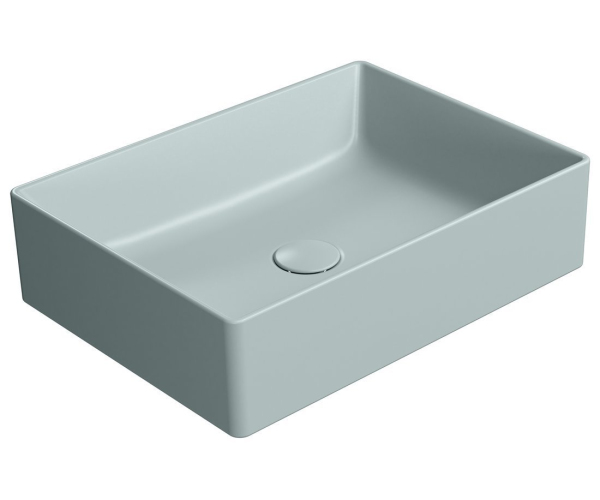 Gsi Kube X Keramické Umyvadlo Na Desku, 50x37cm, Ghiaccio Mat