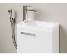 Umyvadlová stojánková baterie Chrome II s bidetovou sprškou - CR II 112.00CR Umyvadlov