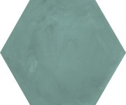 Retro dlažba Marca Corona Terra.Art Cielo Esagono 25x21,6 - tyrkysová