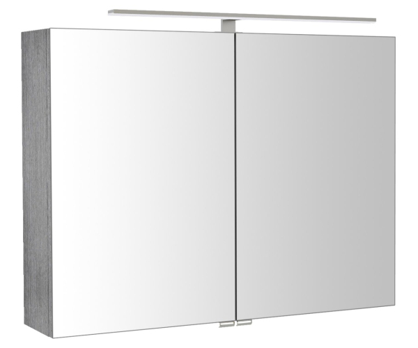 Sapho Riwa Galerka S Led Osvětlením, 81x70x17cm, Dub Stříbrný