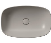 Gsi Nubes Keramické Umyvadlo Na Desku 60x38cm, Tortora Mat