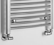 Aqualine Alya Otopné Těleso Oblé 500x1110mm, Chrom